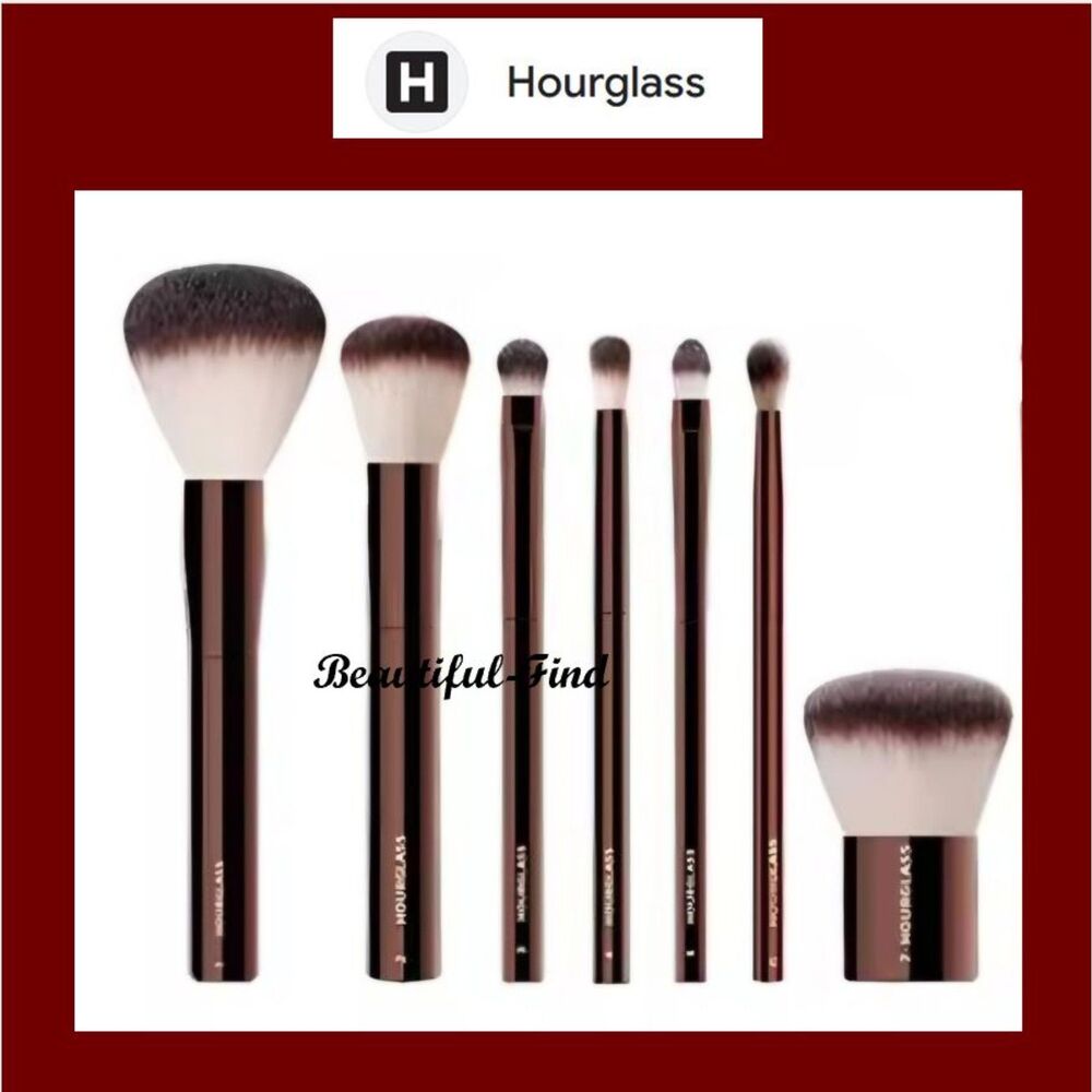 HOURGLASS FACE & EYE BRUSH SET 7PCS NIB $354